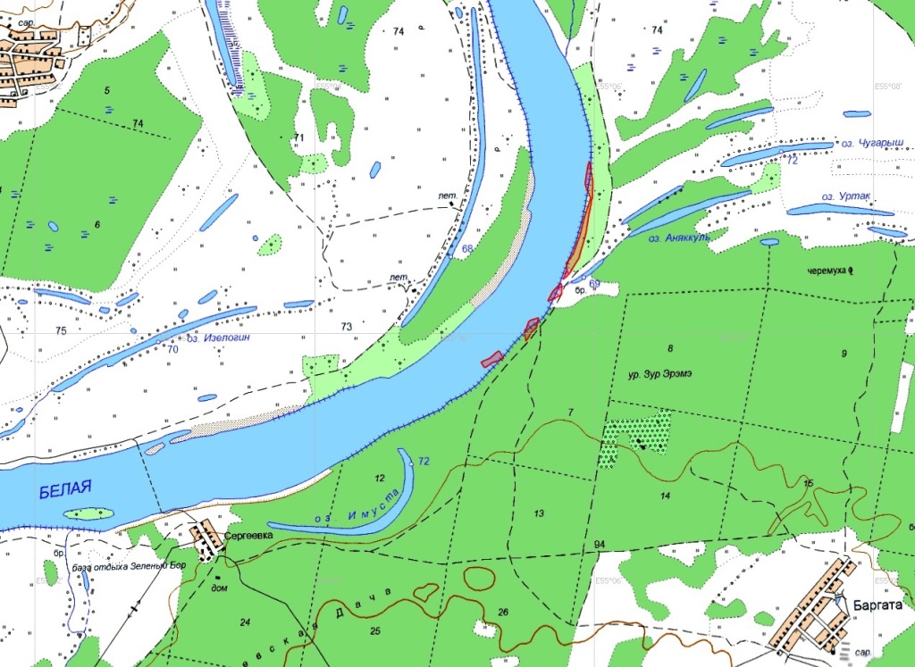 Карта рыбалки в нижегородской области