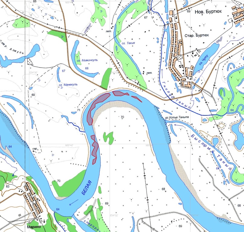 Карта реки буй в башкирии