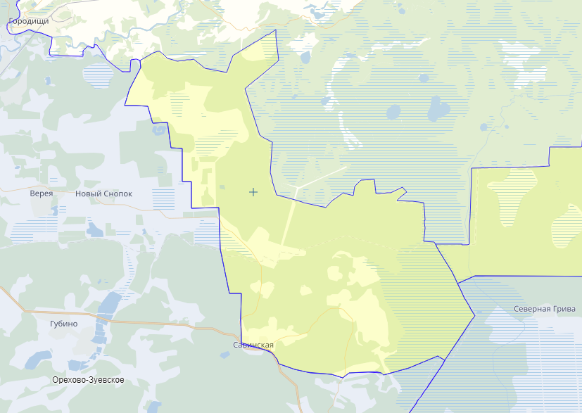 Карта схема румянцевского охотхозяйства