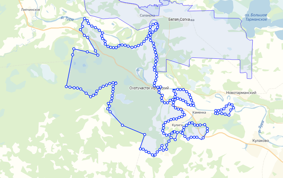 Карта охотничьих угодий тюменской области 2022