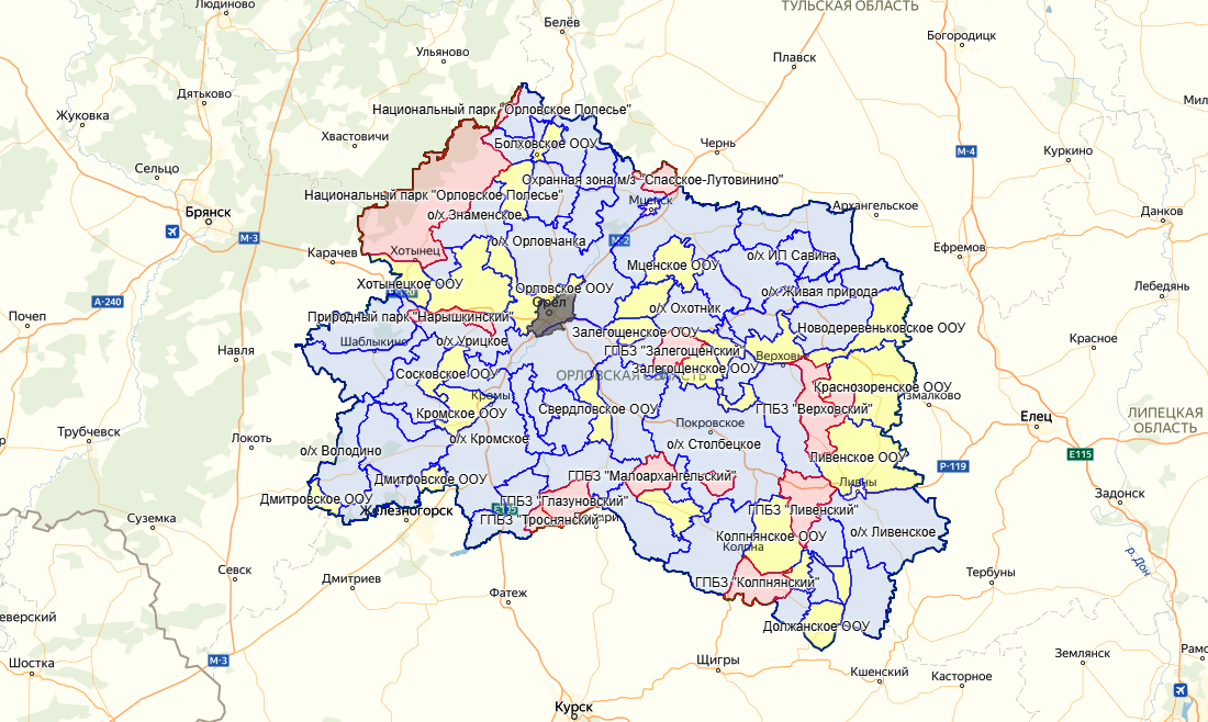 Создана веб-карта охотничьих угодий Орловской области