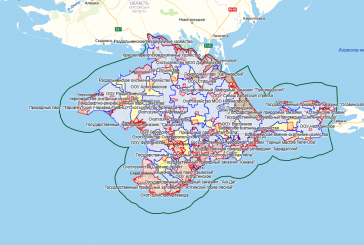 Карта охотника — Республика Крым