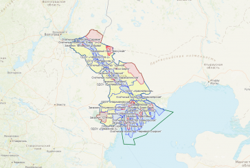 Карта охотника — Астраханская область