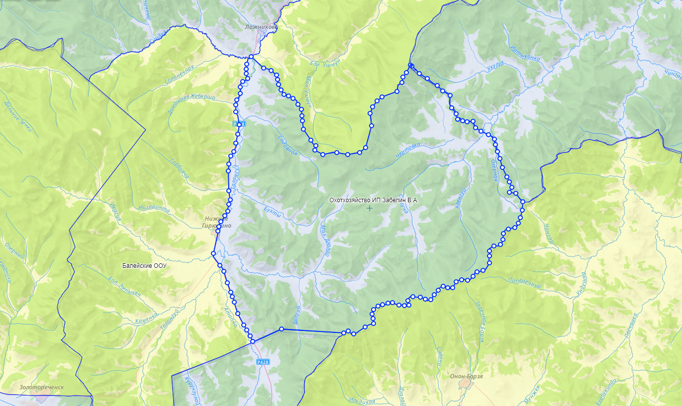 Карта охотугодий забайкальского края читинского района