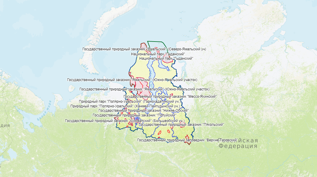 Пожары янао карта