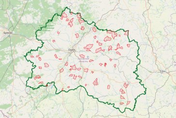Обновлена карта охотничьих угодий Орловской области