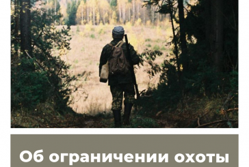 Об ограничении охоты в Курской области