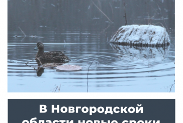 В Новгородской области новые сроки весенней охоты