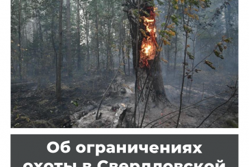 Об ограничениях охоты в Свердловской области
