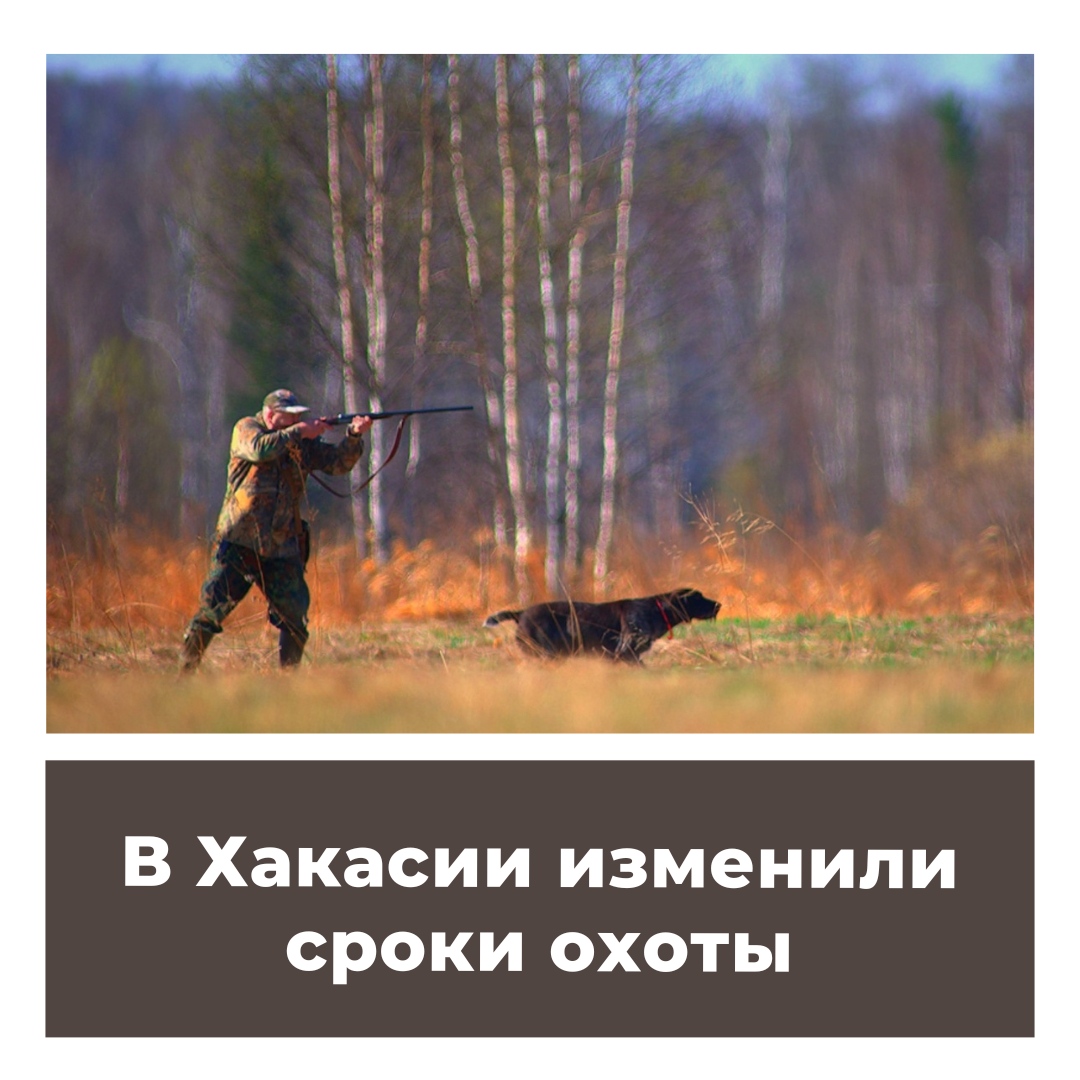 В Хакасии изменили сроки охоты