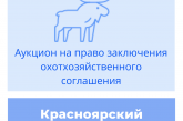 Торги на право заключения охотхозяйственного соглашения в Красноярском крае