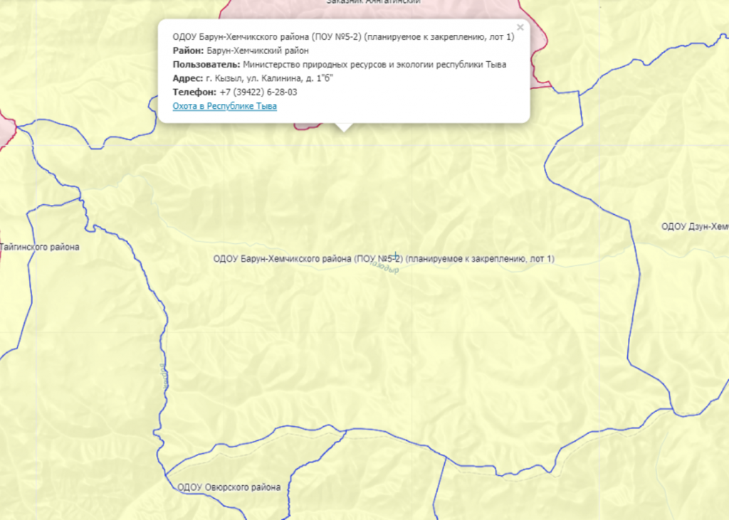 Huntmap карта охотника