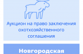 Торги на право заключения охотхозяйственного соглашения в Новгородской области