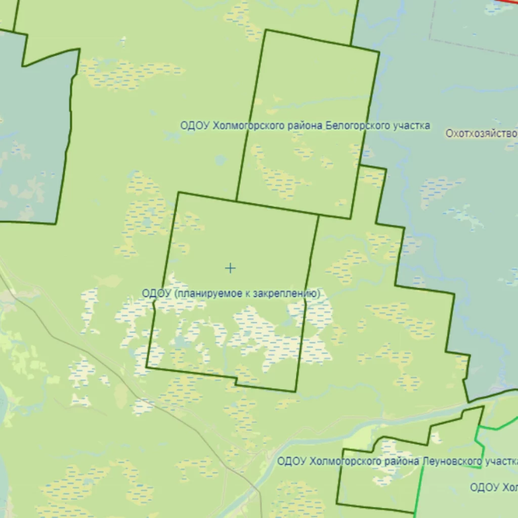 Участок к закреплению в Холмогорском районе