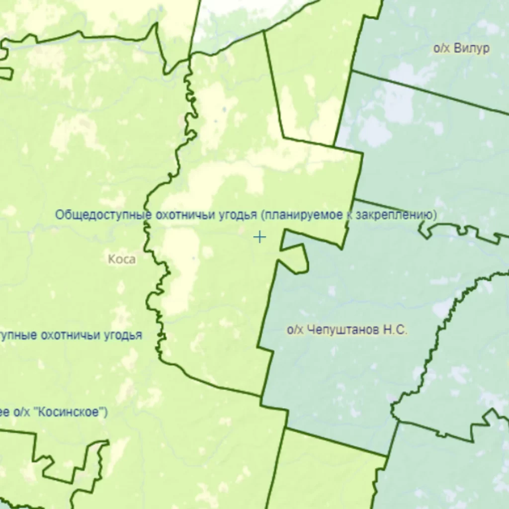 Участок к закреплению в Косинском мо