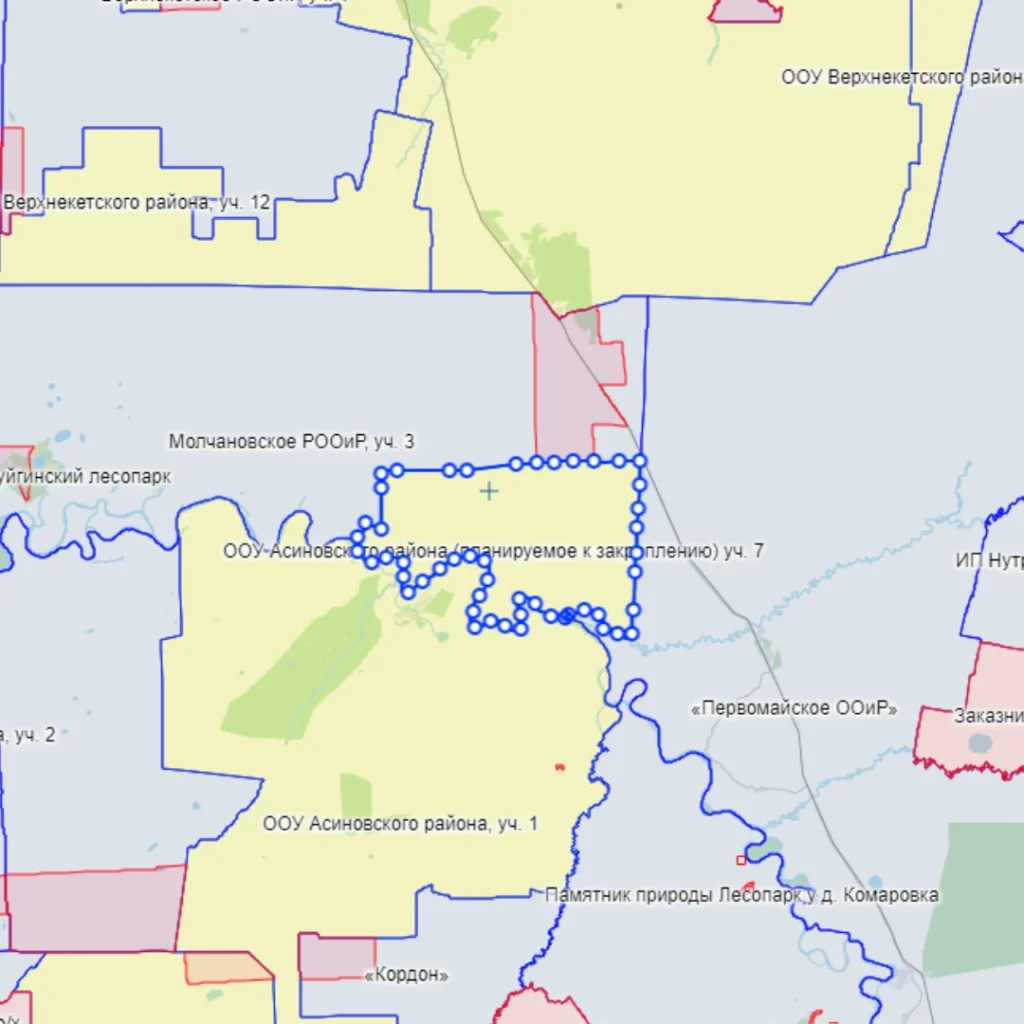 Участок к закреплению в Асиновском районе