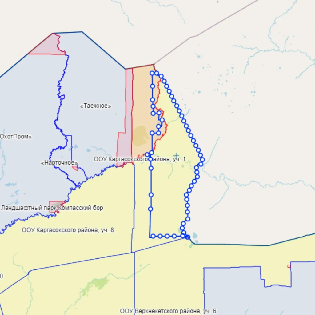 Участок к закреплению в Каргасокском районе