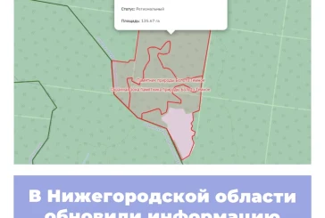 В Нижегородской области обновили информацию по памятникам природы