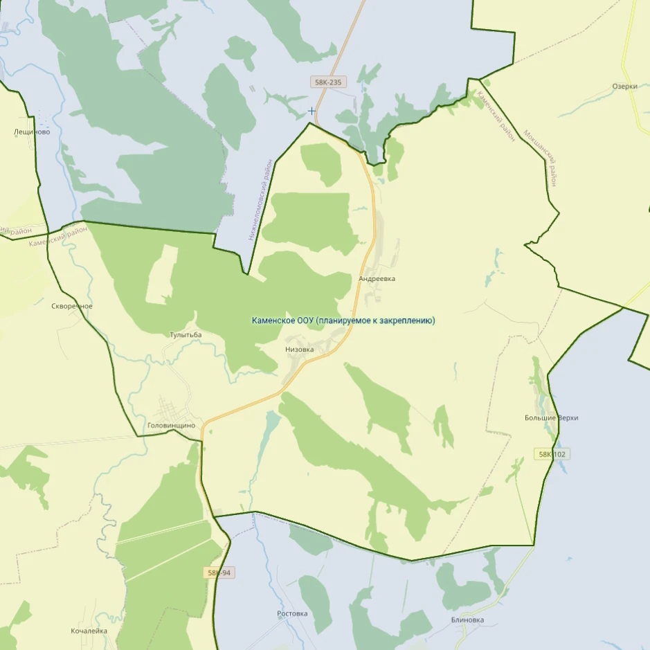 Охотугодье "Головинщинское" к закреплению в Пензенской области