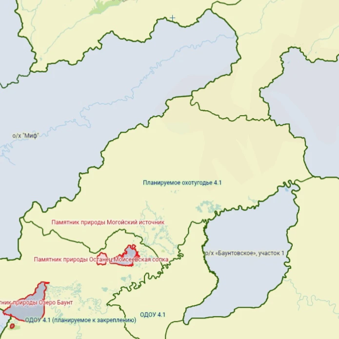 Участок к закреплению в Баунтовском эвенкийском районе Республики Бурятия