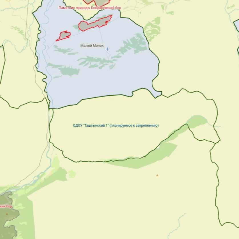 Участок к закреплению   в Таштыпском районе Республики Хакасия