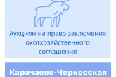 Торги на право заключения охотхозяйственного соглашения в Карачаево-Черкесской Республике