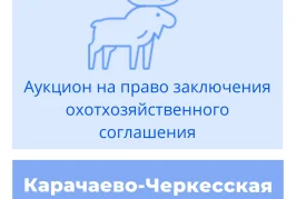 Торги на право заключения охотхозяйственного соглашения в Карачаево-Черкесской Республике