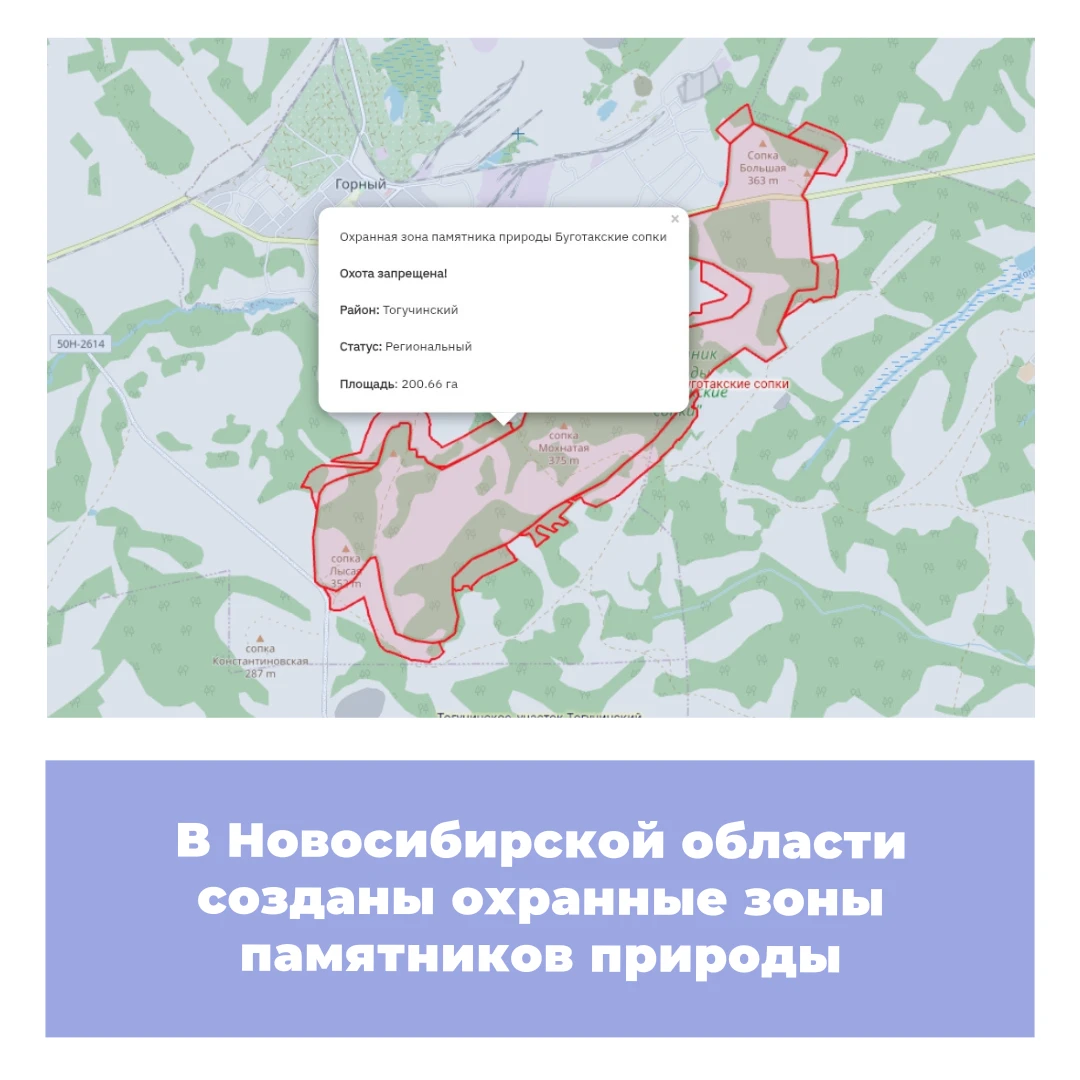 В Новосибирской области созданы охранные зоны памятников природы